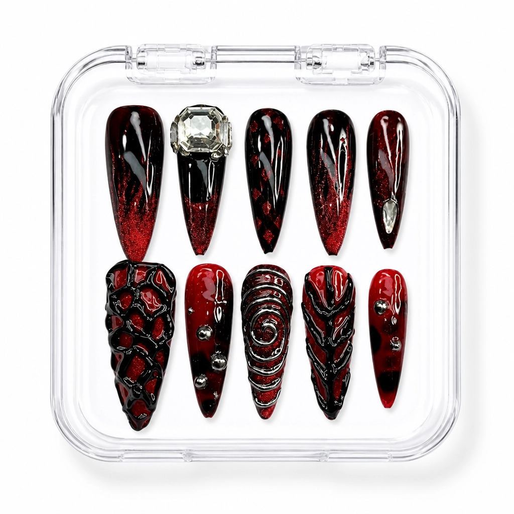 Press-on Nails Wholesale $7.90 Vampire Velvet by Yabe Vietnam