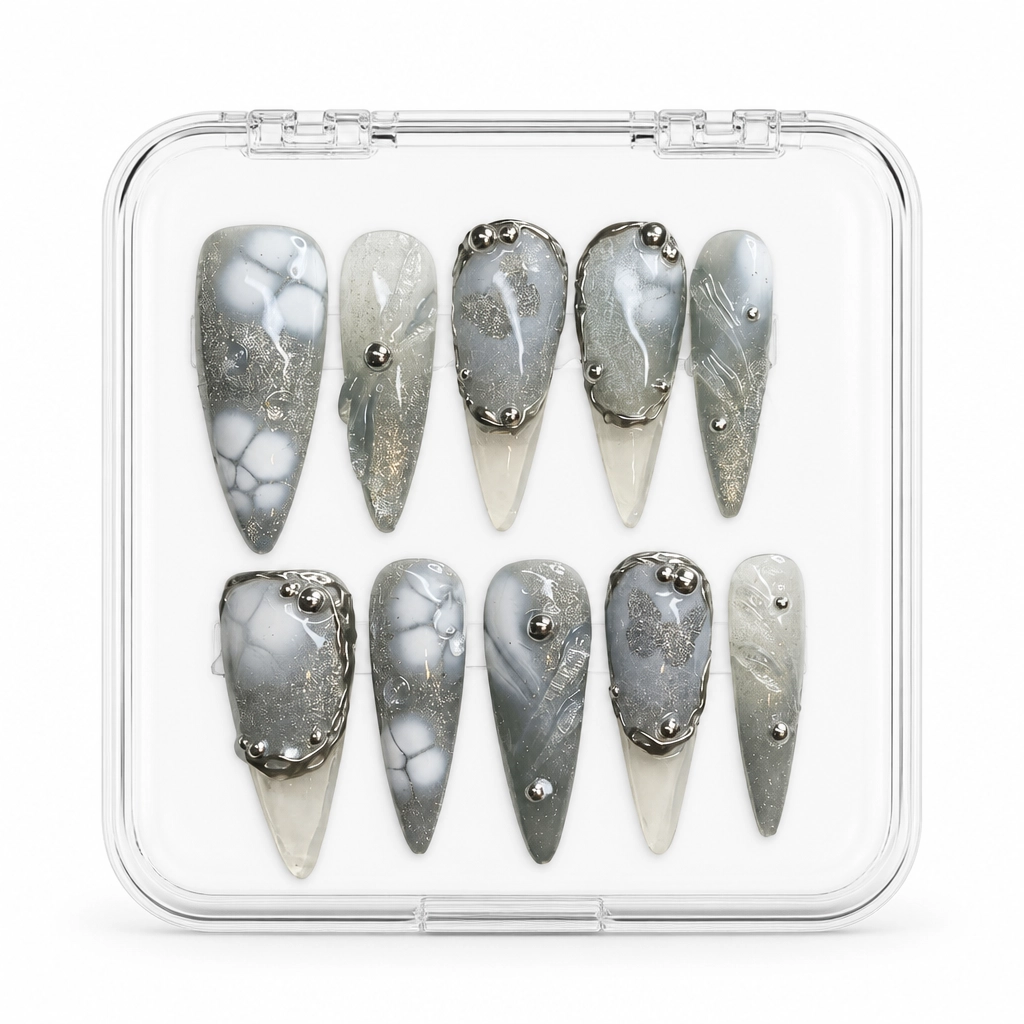 Press-on Nails Wholesale $7.90 Mystic Slate by Yabe Vietnam