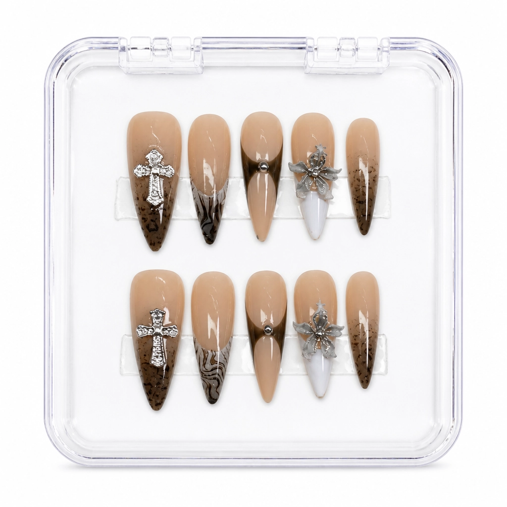 Press-on Nails Wholesale $7.90 Gothic Orchid by Yabe Vietnam