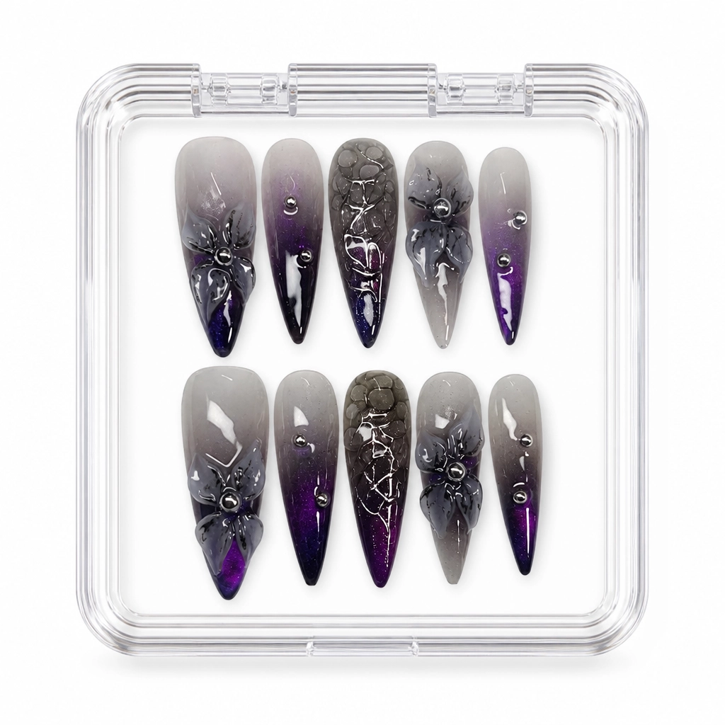 Press-on Nails Wholesale $7.90 Gothic Charm by Yabe Vietnam