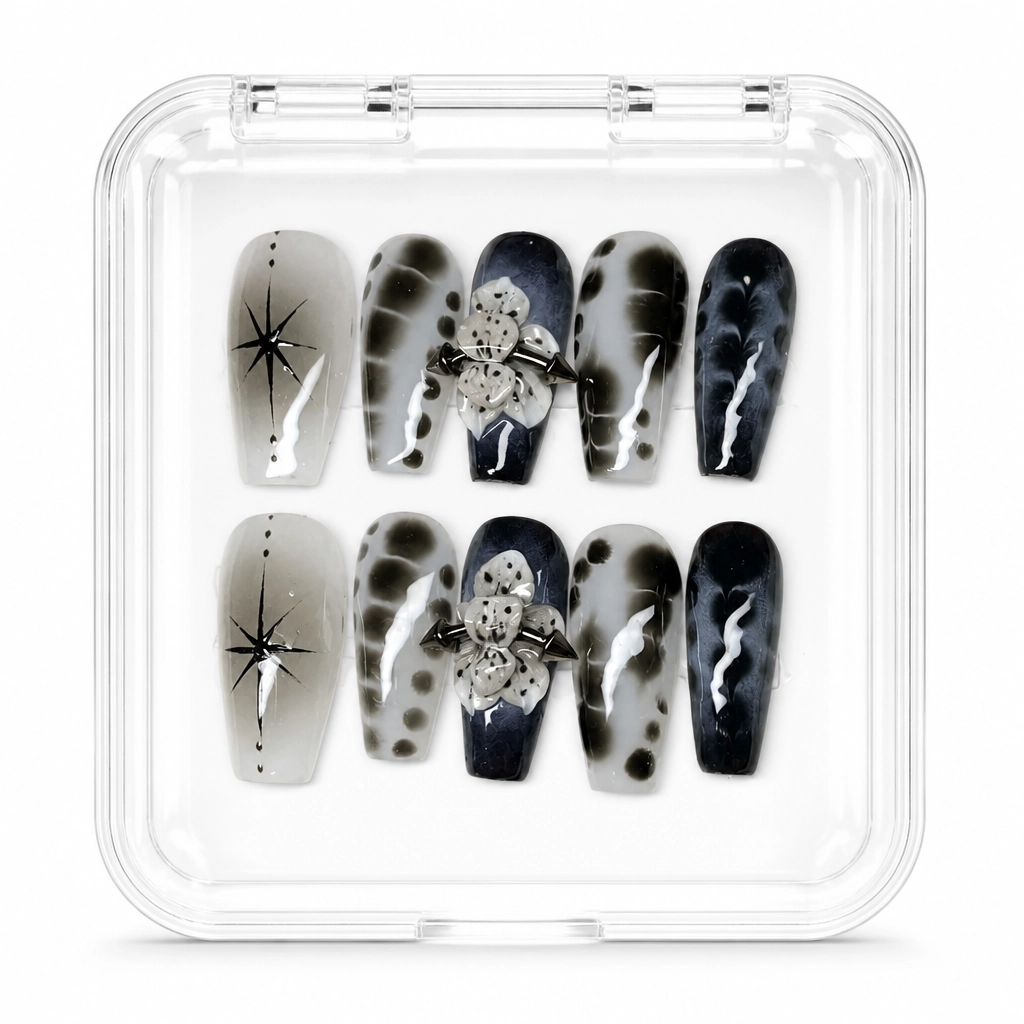 Press-on Nails Wholesale $7.90 Celestial Bloom by Yabe Vietnam