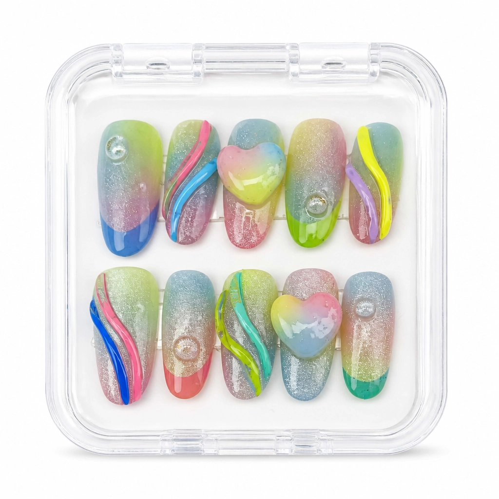 Press-on Nails Wholesale $7.90 Pastel Dreamscape by Yabe Vietnam