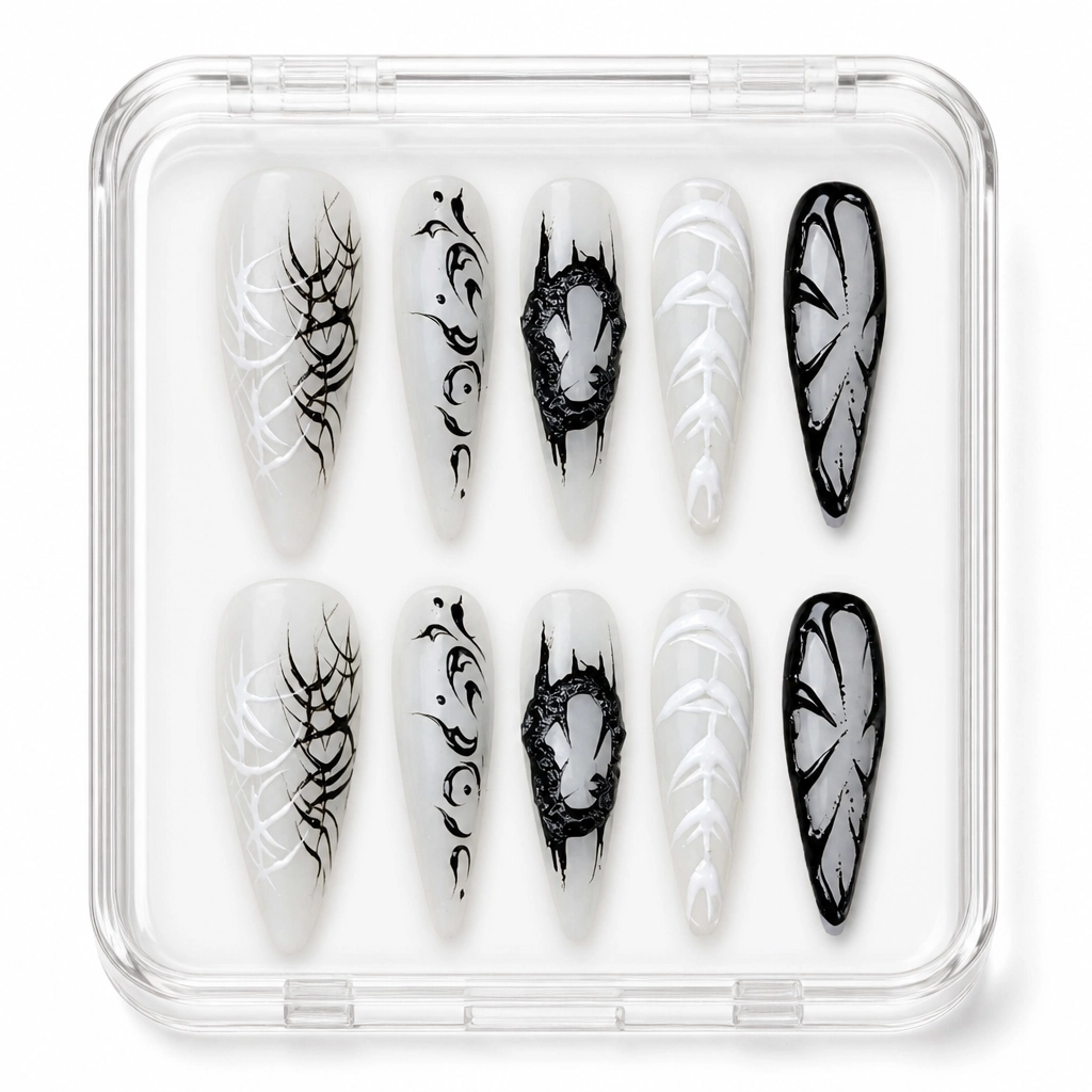 Press-on Nails Wholesale $7.90 Gothic Venom by Yabe Vietnam