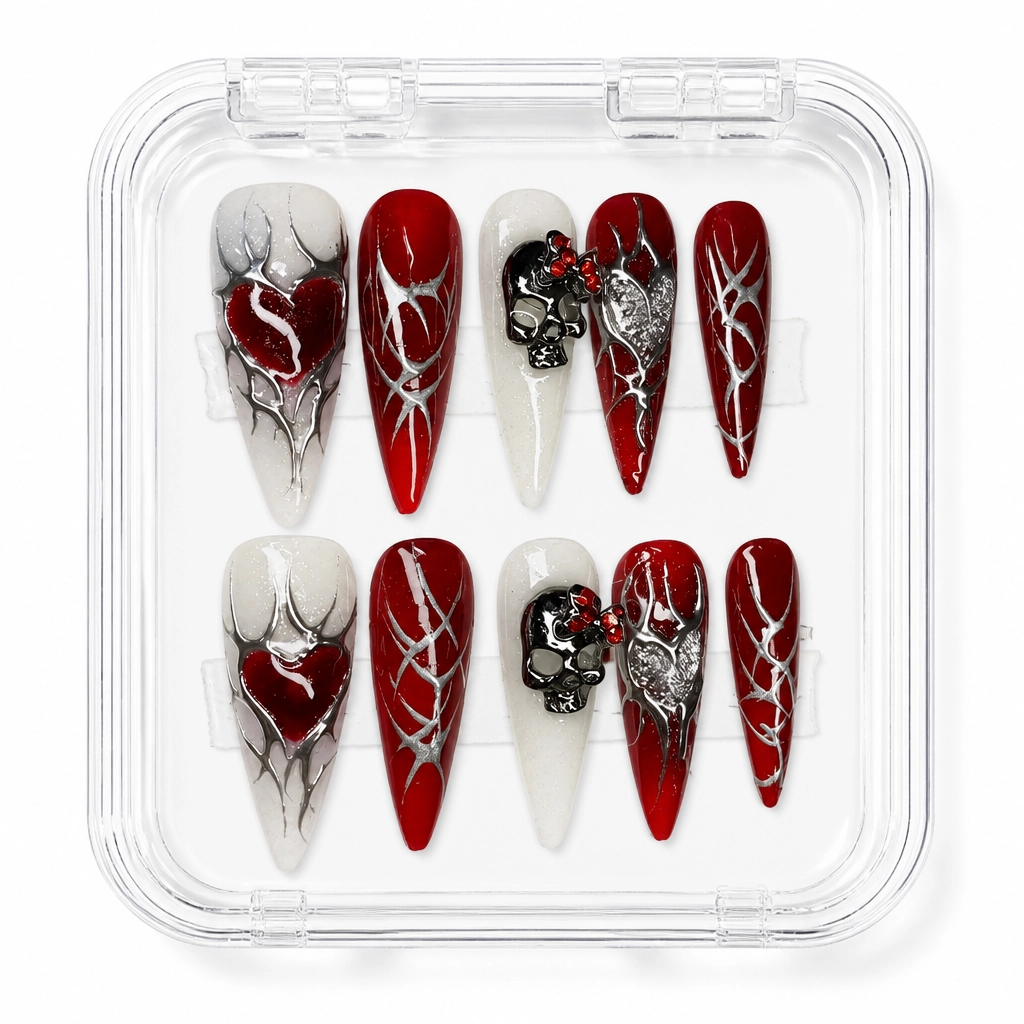 Press-on Nails Wholesale $7.90 Cyber Mauve Glam by Yabe Vietnam