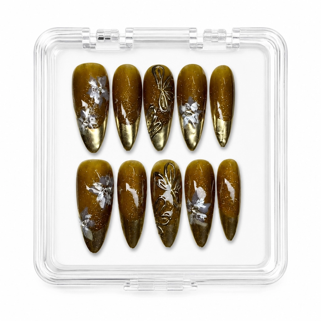 Press-on Nails Wholesale $7.90 Stellar Bloom by Yabe Vietnam