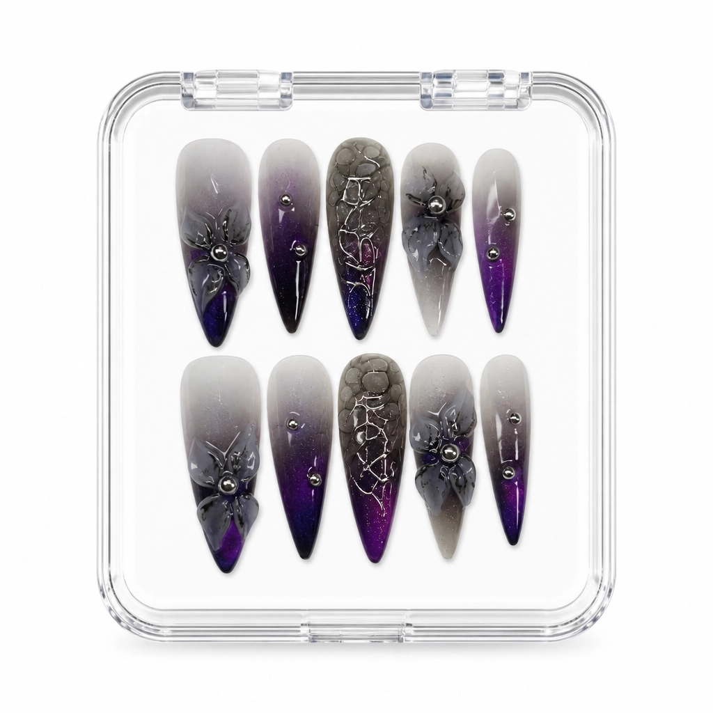 Press-on Nails Wholesale $7.90 Gothic Bloom by Yabe Vietnam