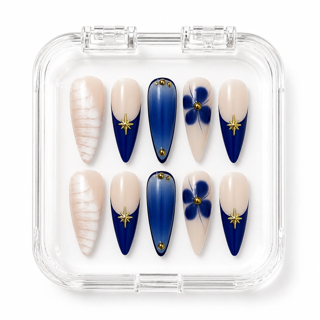 Press-on Nails Wholesale $7.90 Celestial Waves by Yabe Vietnam