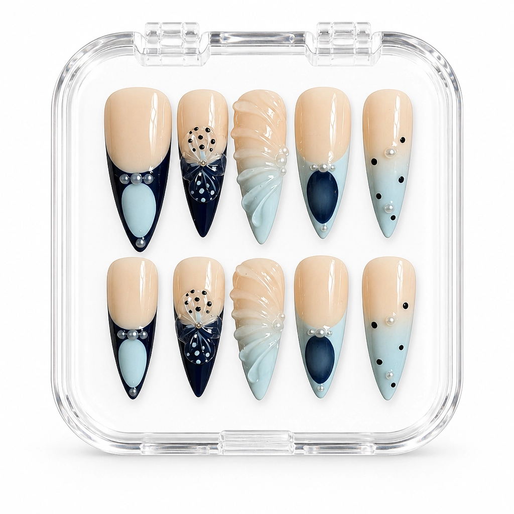 Press-on Nails Wholesale $7.90 Mystical Monarch by Yabe Vietnam