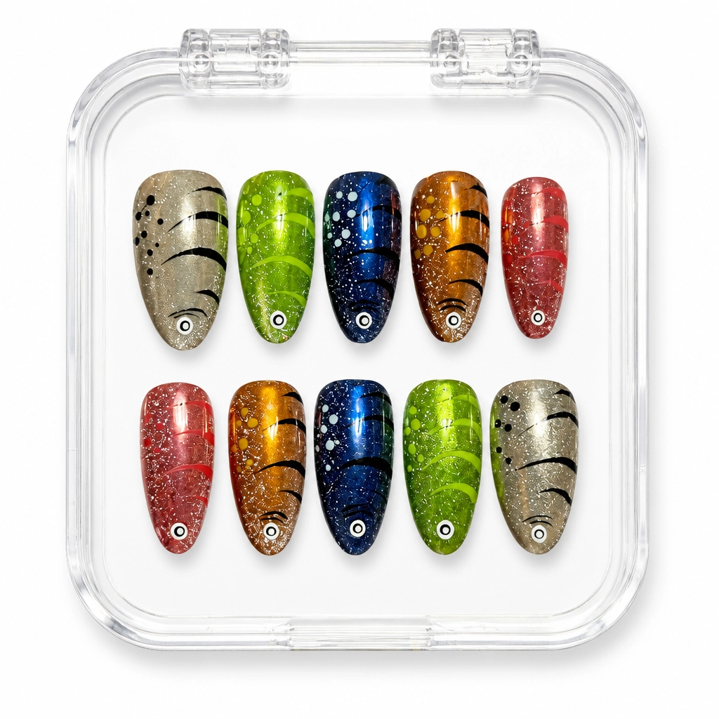 Press-on Nails Wholesale $7.90 Glimmering Lure by Yabe Vietnam