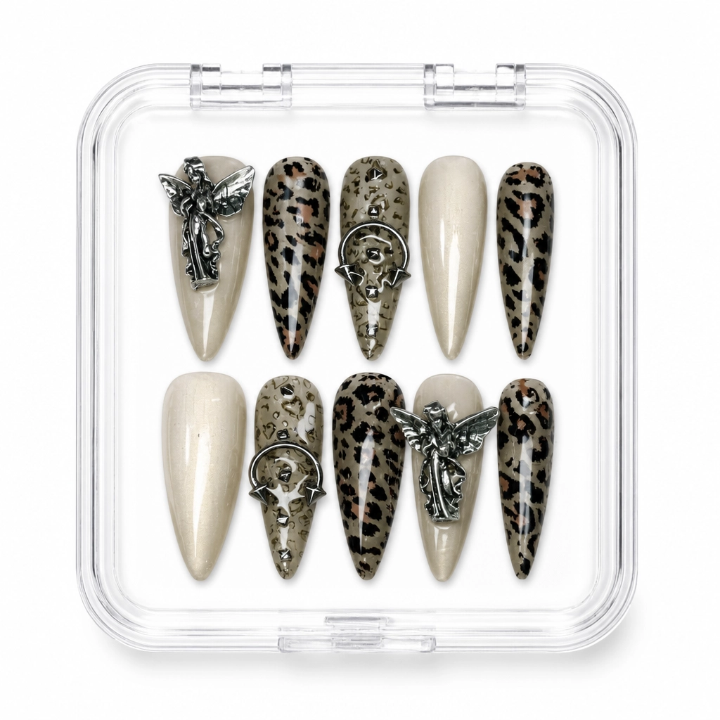 Press-on Nails Wholesale $7.90 Gothic Angel by Yabe Vietnam