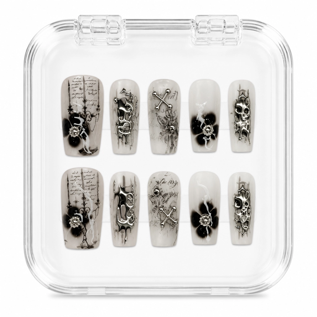 Press-on Nails Wholesale $7.90 Gothic Metal Charm by Yabe Vietnam
