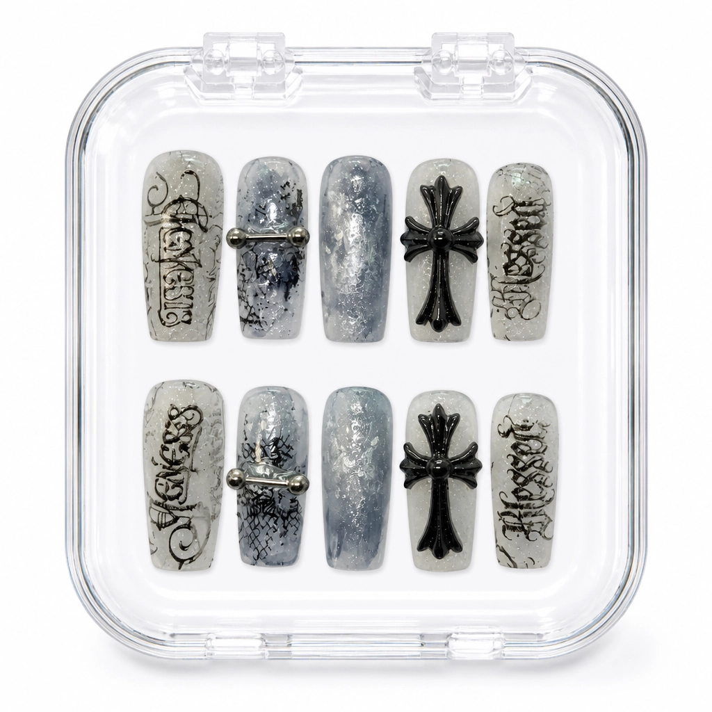 Press-on Nails Wholesale $7.90 Gothic Allure by Yabe Vietnam