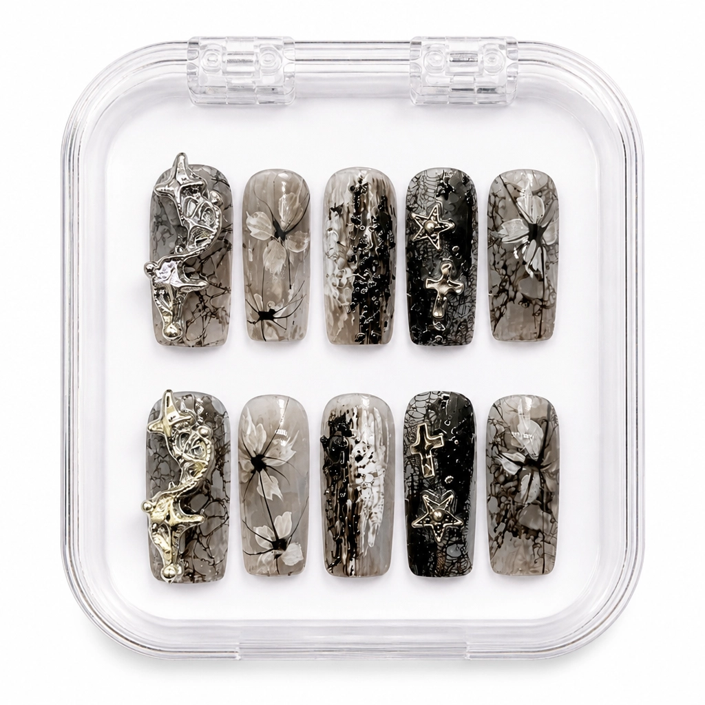 Press-on Nails Wholesale $7.90 Gothic Celestial by Yabe Vietnam