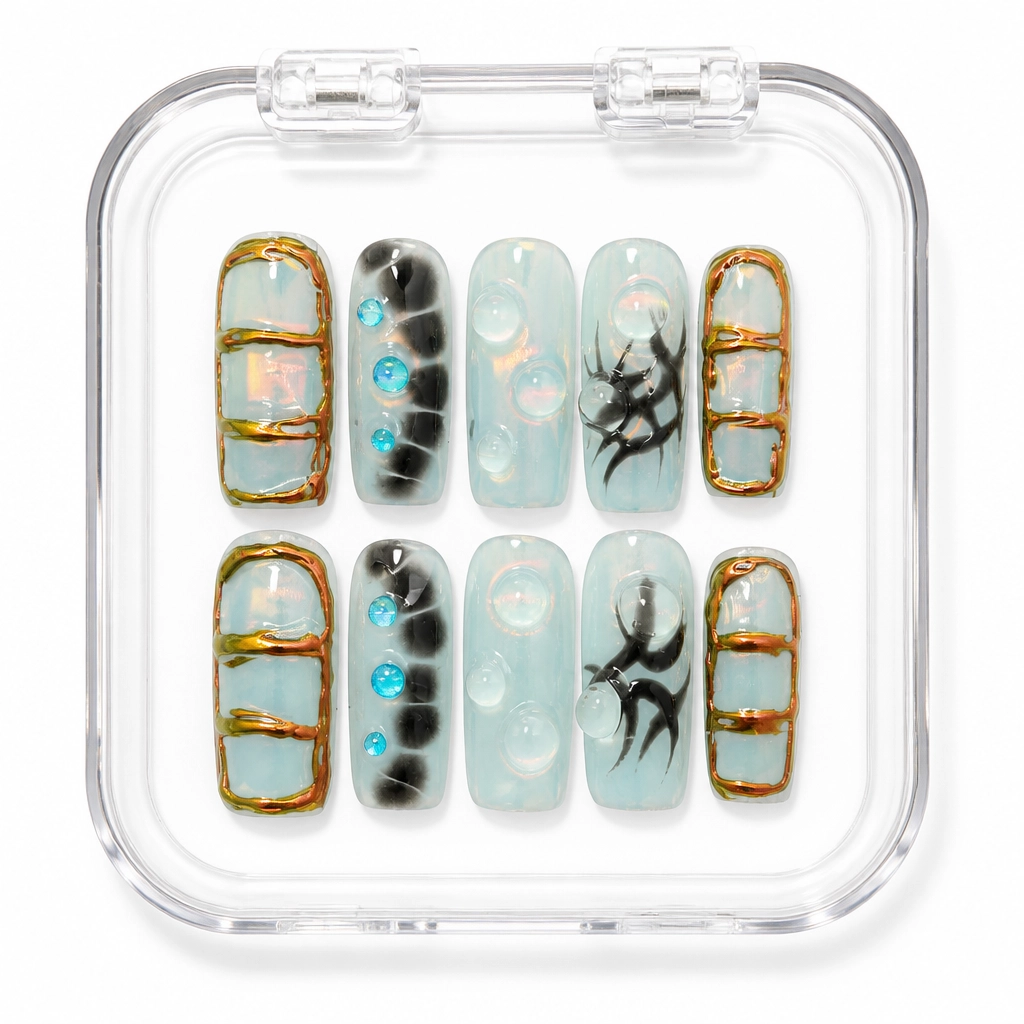 Press-on Nails Wholesale $7.90 Aurora Cypher by Yabe Vietnam