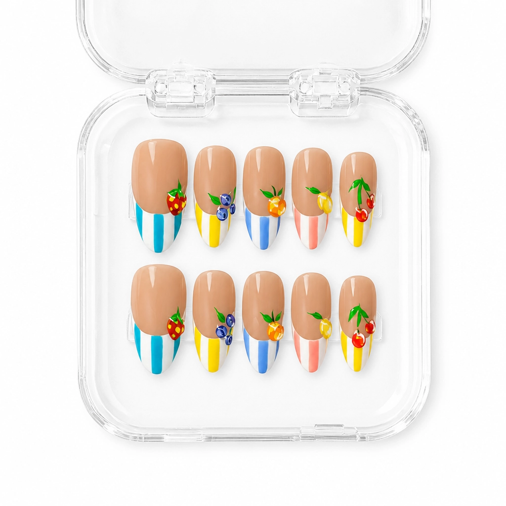 Press-on Nails Wholesale $7.90 Orchard Bliss by Yabe Vietnam