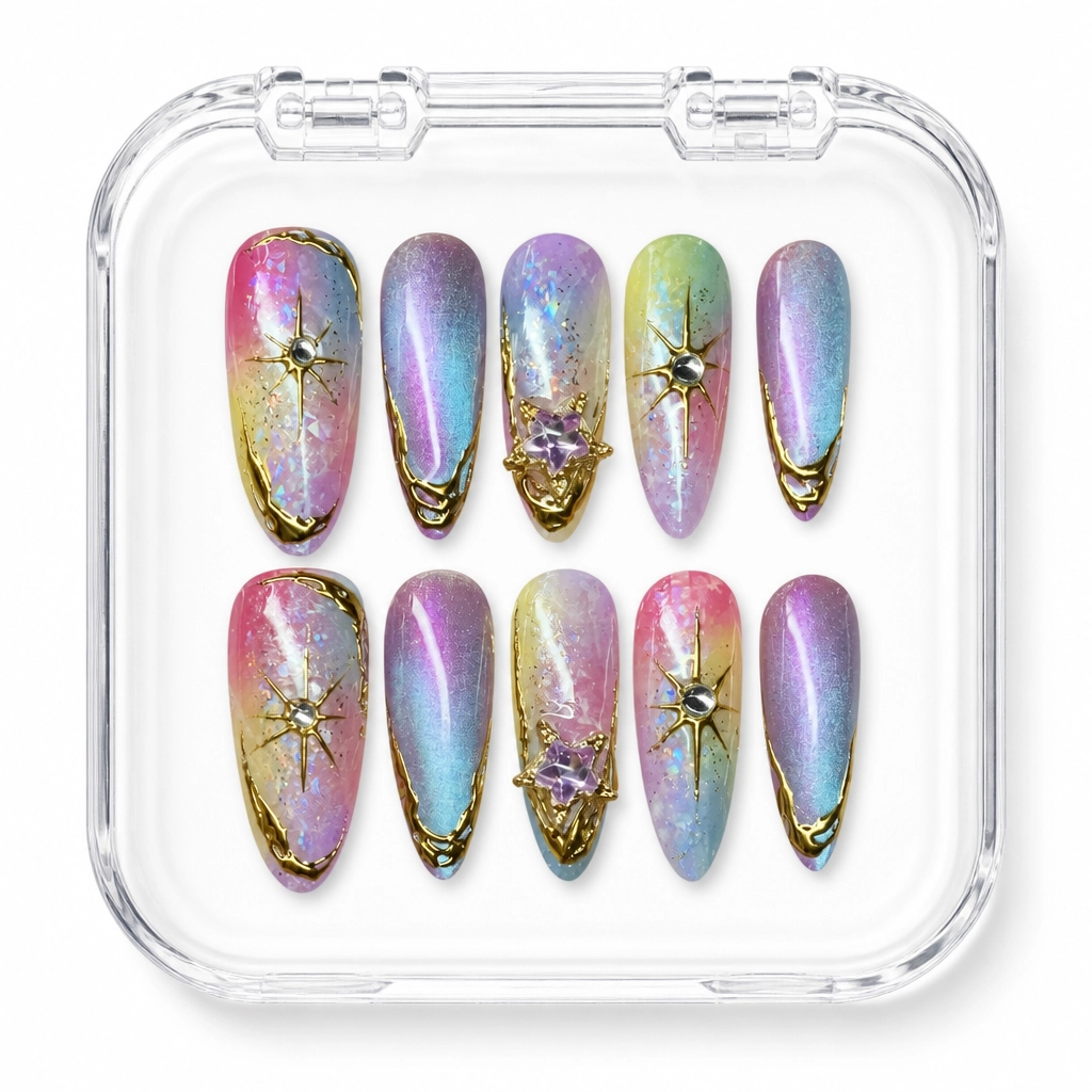 Press-on Nails Wholesale $7.90 Celestial Dreamscape by Yabe Vietnam