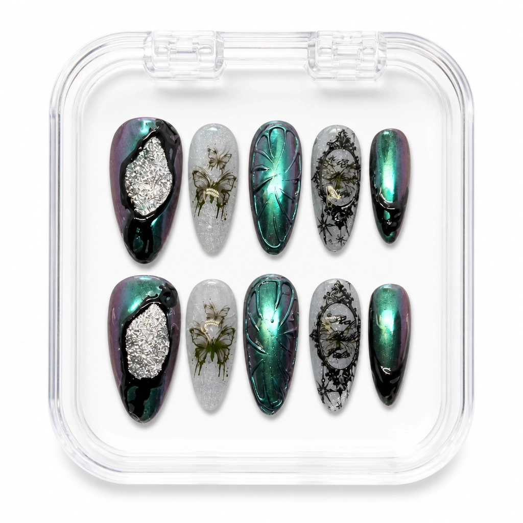 Press-on Nails Wholesale $7.90 Ethereal Wings by Yabe Vietnam