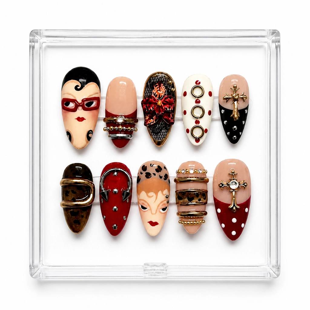Press-on Nails Wholesale $9.90 Fierce Leopard by Yabe Vietnam