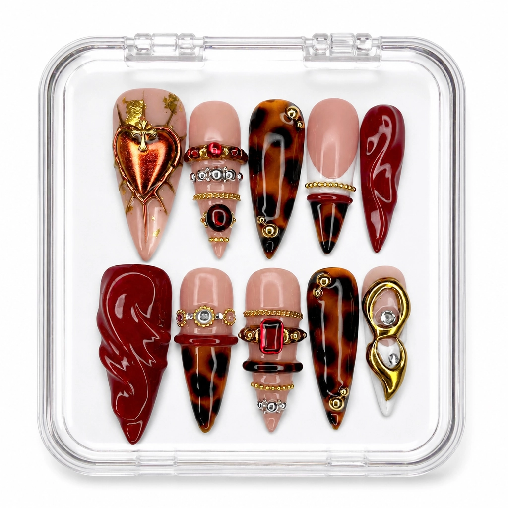 Press-on Nails Wholesale $9.90 Sacred Heart by Yabe Vietnam