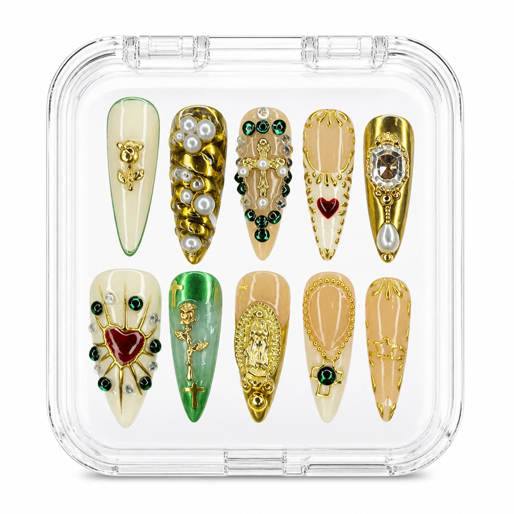 Press-on Nails Wholesale $9.90 Opulent Luxe by Yabe Vietnam