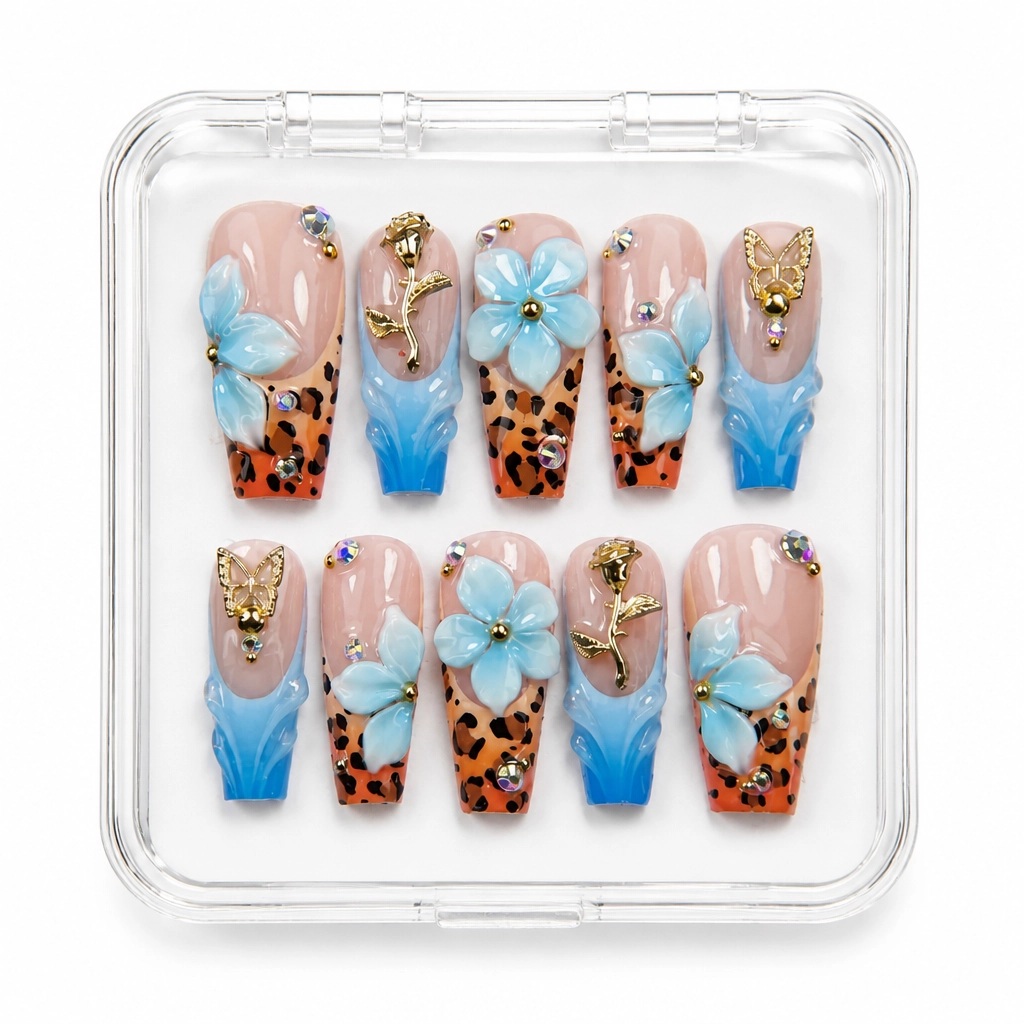 Press-on Nails Wholesale $9.90 Wildflower Dreams by Yabe Vietnam