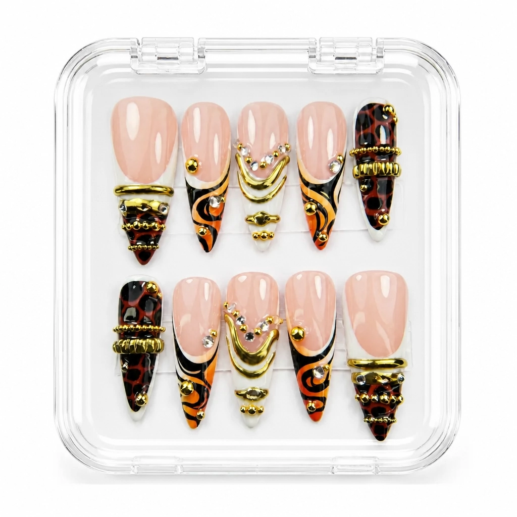Press-on Nails Wholesale $9.90 Tortoise Luxe by Yabe Vietnam