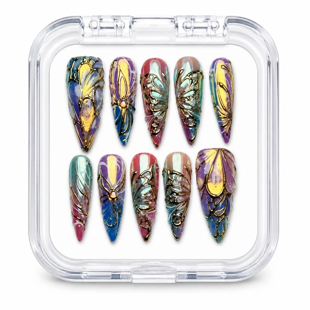 Press-on Nails Wholesale $9.90 Chromatic Mystique by Yabe Vietnam