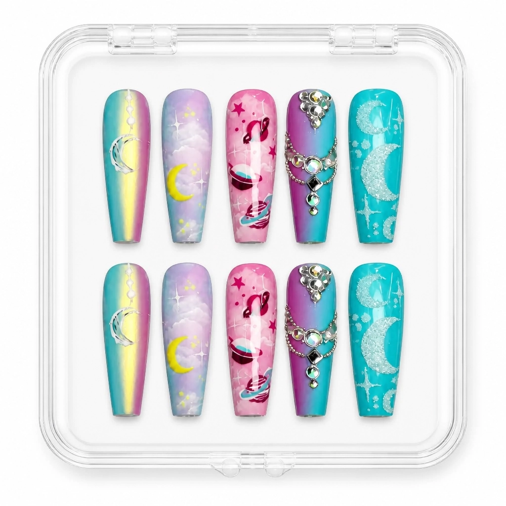 Press-on Nails Wholesale $9.90 Chromatic Dreamscape by Yabe Vietnam