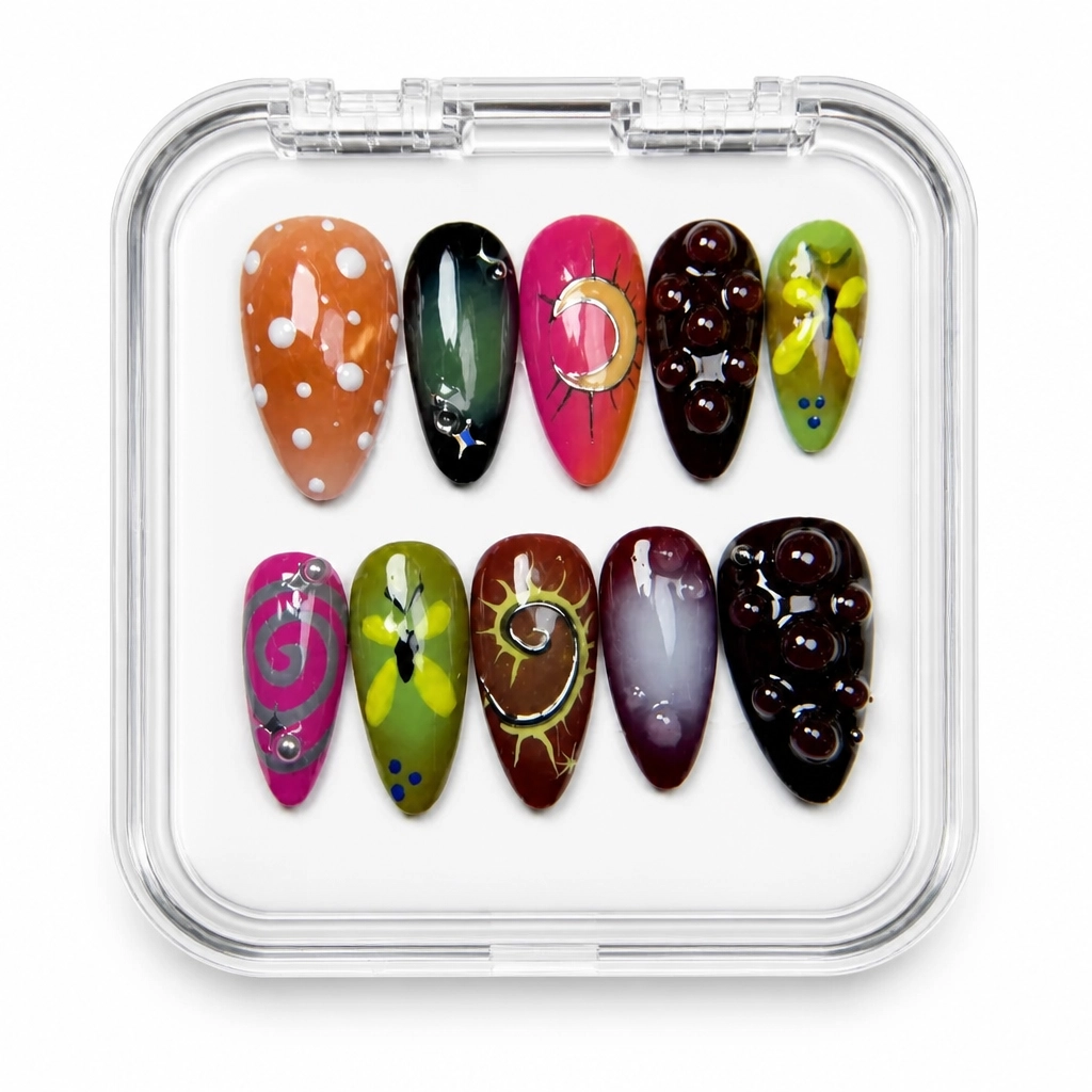 Press-on Nails Wholesale $9.90 Nocturne Luxe by Yabe Vietnam