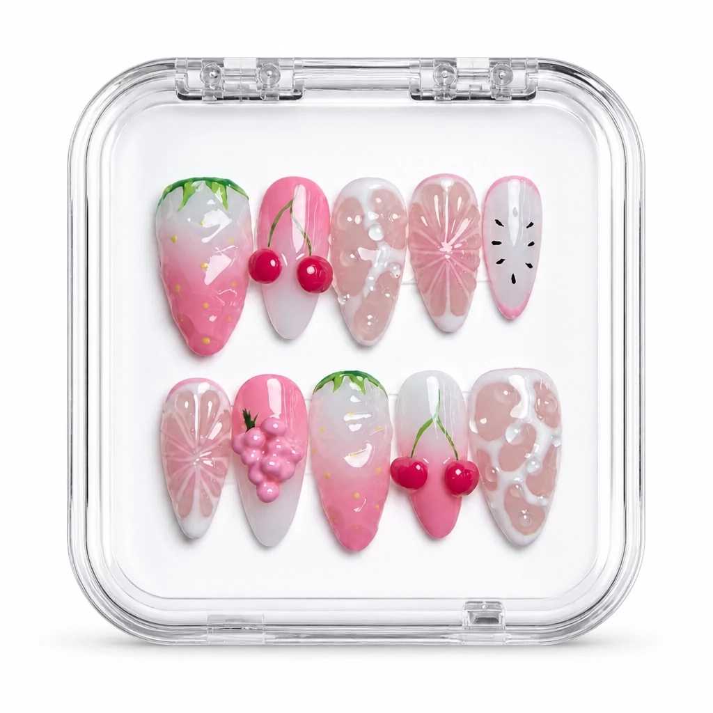 Press-on Nails Wholesale $9.90 Cherry Blossom Dreams by Yabe Vietnam