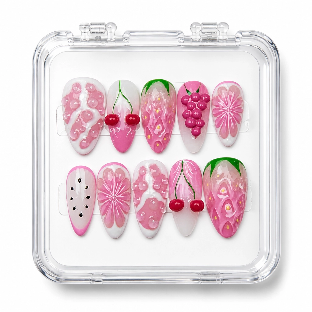 Press-on Nails Wholesale $9.90 Cherry Blossom Dreams by Yabe Vietnam