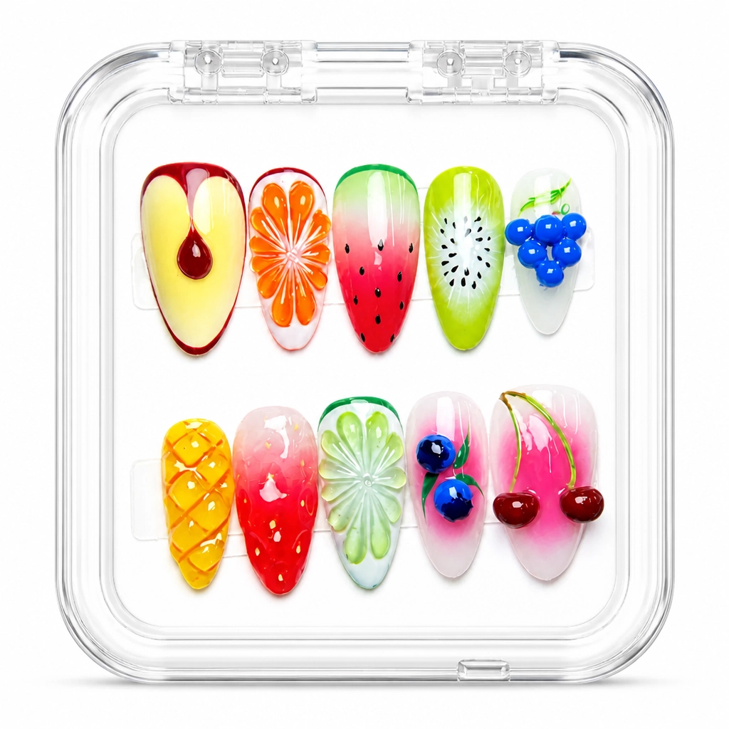 Press-on Nails Wholesale $9.90 Botanical Whimsy by Yabe Vietnam