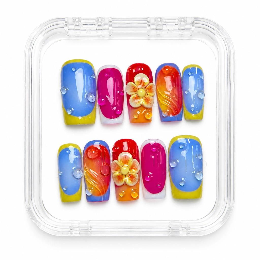 Press-on Nails Wholesale $9.90 Celestial Bloom by Yabe Vietnam