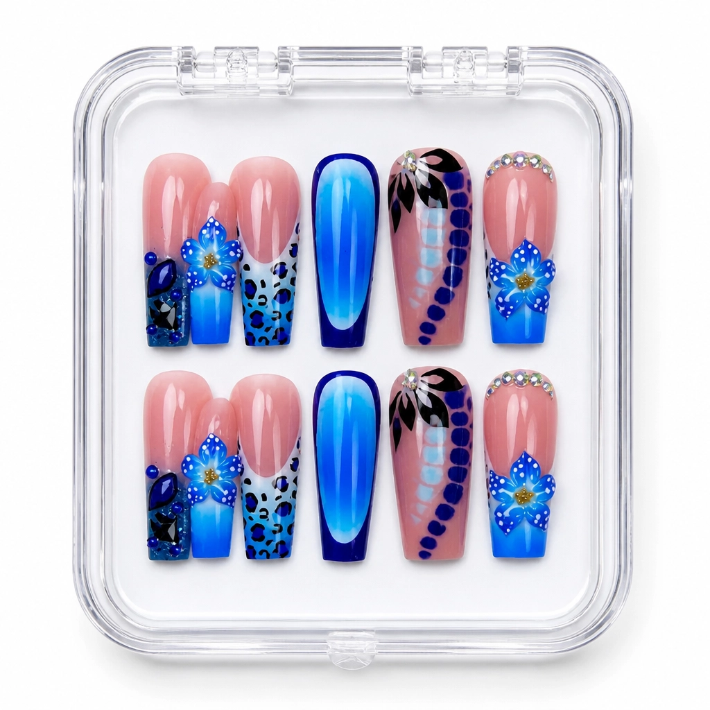 Press-on Nails Wholesale $9.90 Cosmic Confetti by Yabe Vietnam