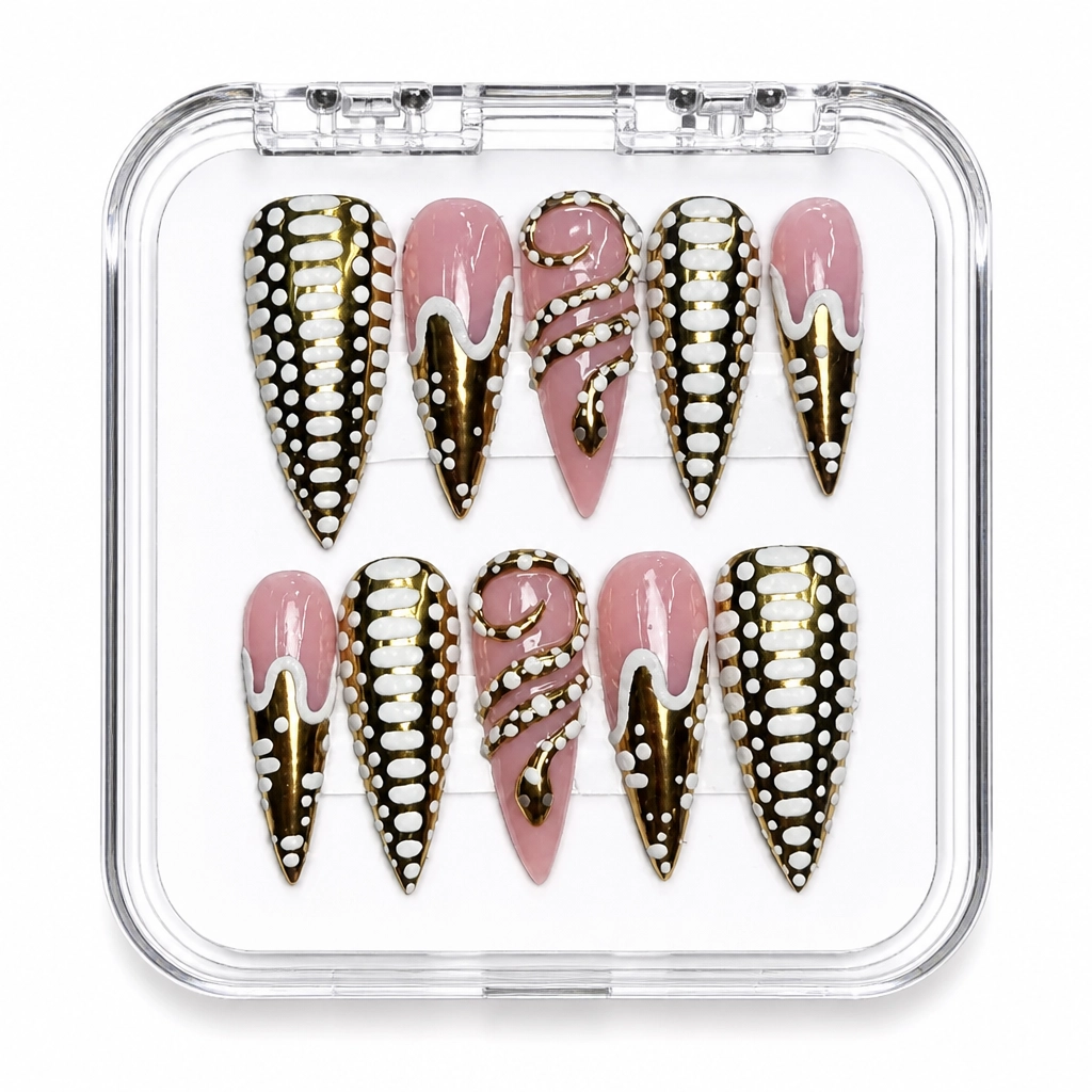 Press-on Nails Wholesale $9.90 Pearl Luxe by Yabe Vietnam
