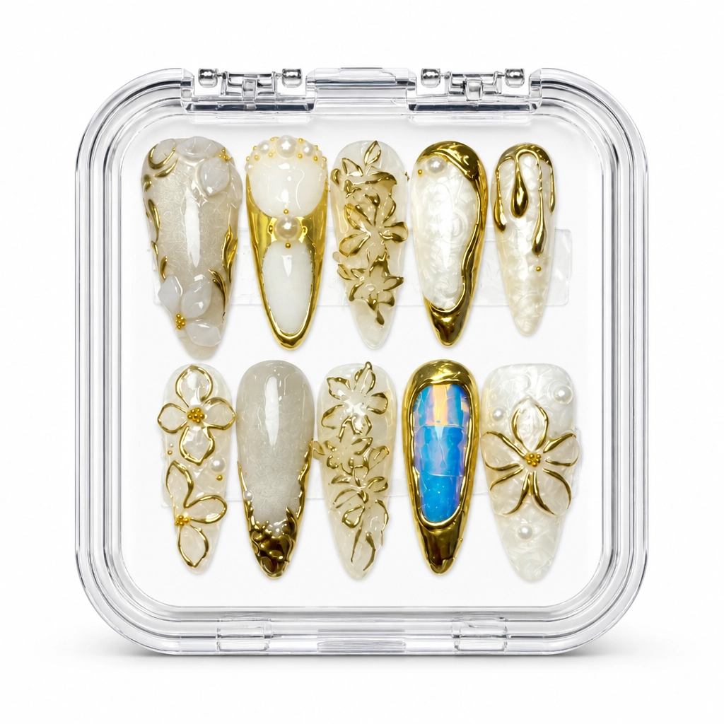 Press-on Nails Wholesale $9.90 Celestial Elegance by Yabe Vietnam