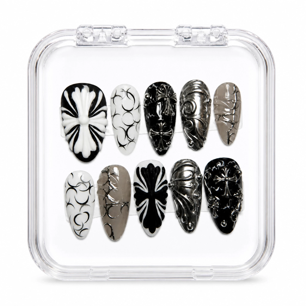Press-on Nails Wholesale $9.90 Velvet Obsidian by Yabe Vietnam