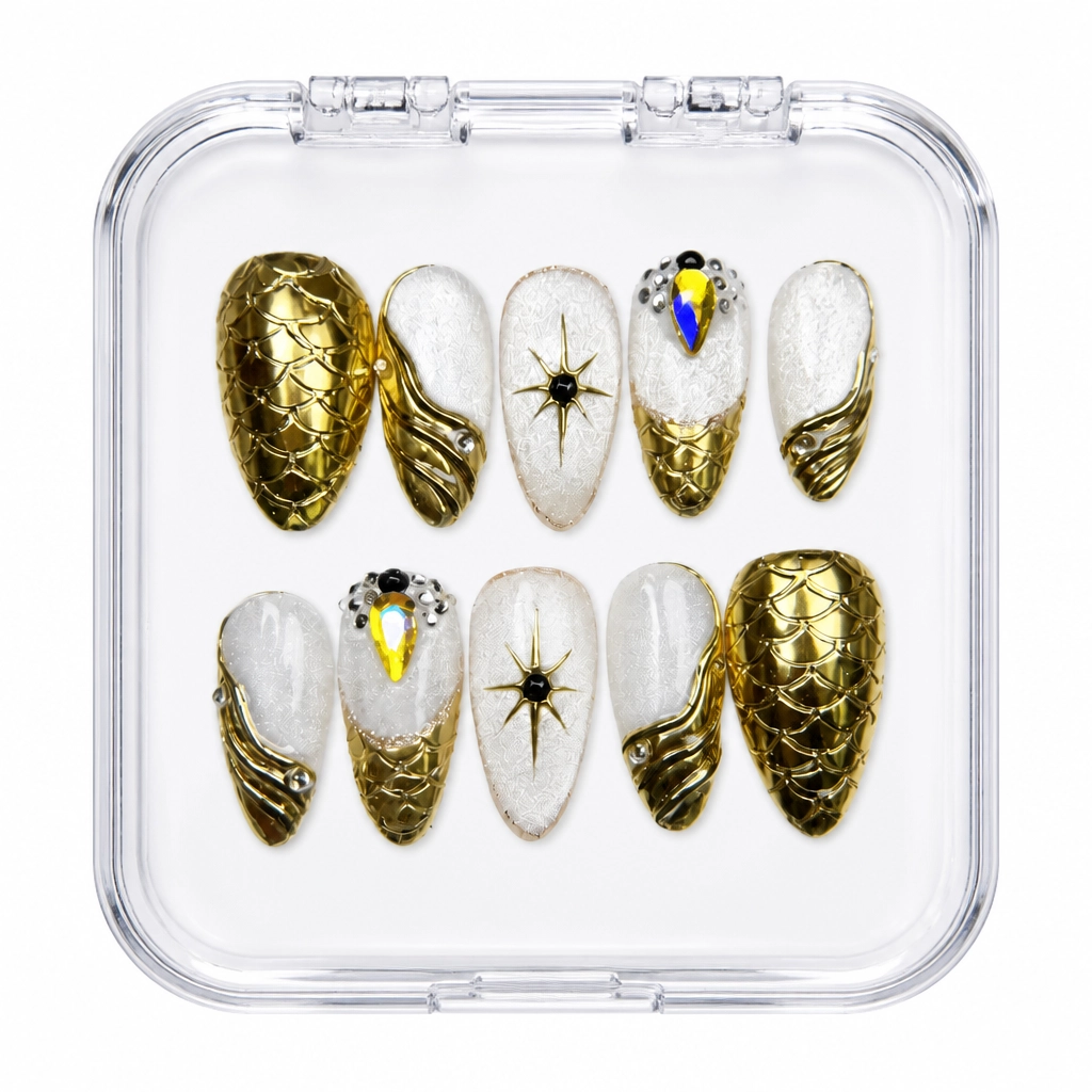 Press-on Nails Wholesale $9.90 Celestial Glam by Yabe Vietnam