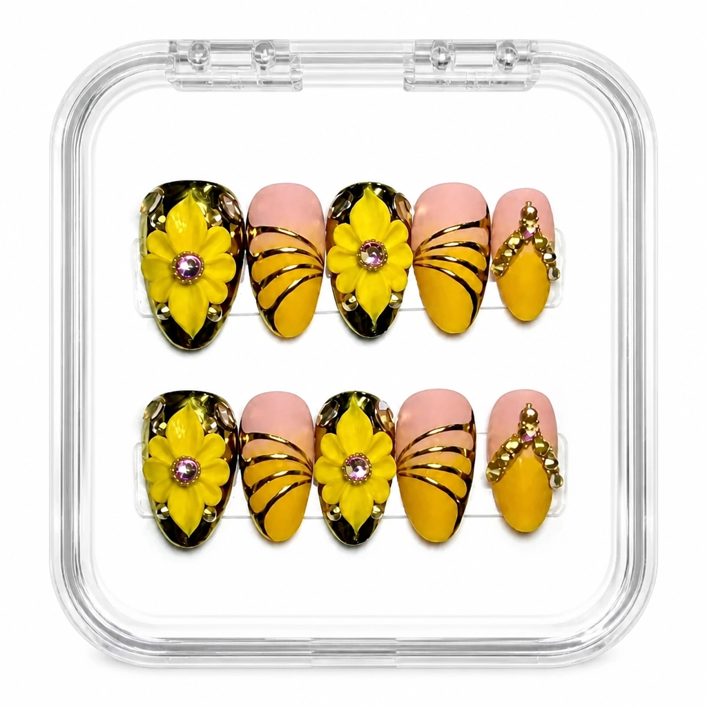Press-on Nails Wholesale $9.90 Monarch Elegance by Yabe Vietnam