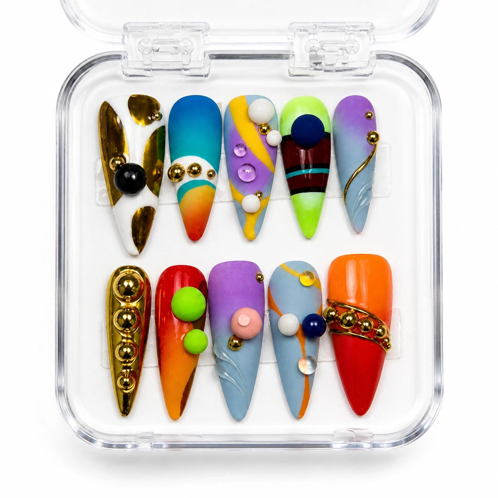 Press-on Nails Wholesale $9.90 Chromatic Sphere by Yabe Vietnam