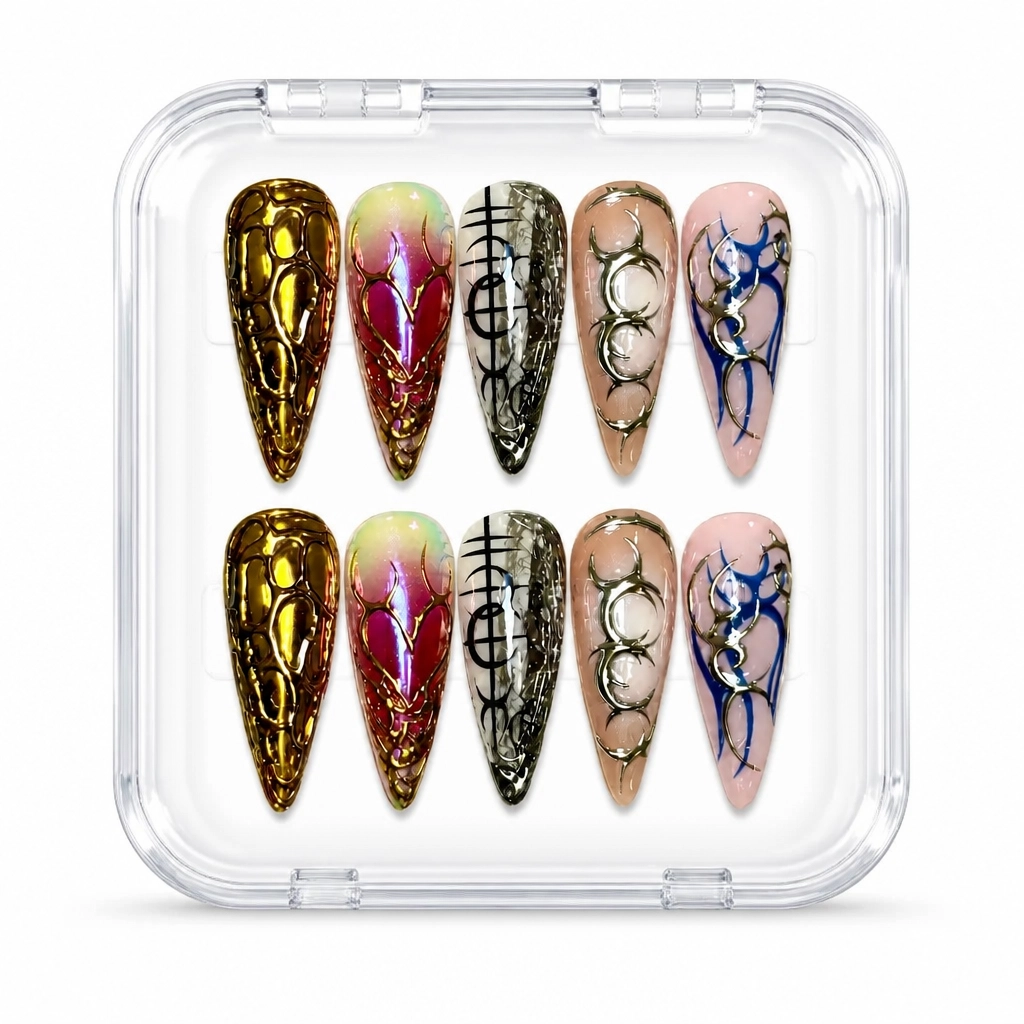 Press-on Nails Wholesale $9.90 Mosaic Luxe by Yabe Vietnam