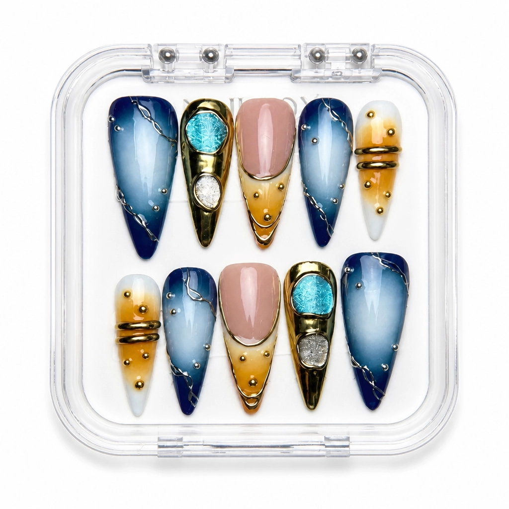 Press-on Nails Wholesale $9.90 Celestial Mirage by Yabe Vietnam