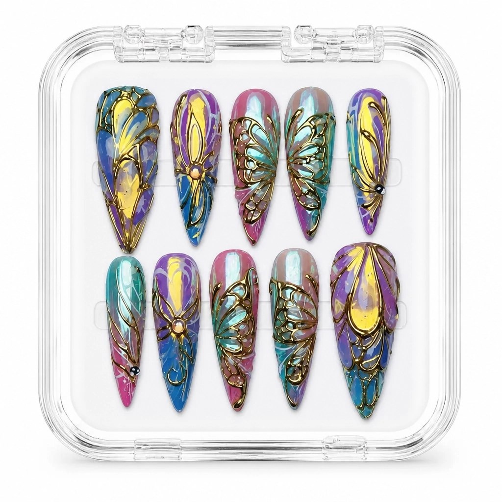 Press-on Nails Wholesale $9.90 Prismatic Luxe by Yabe Vietnam
