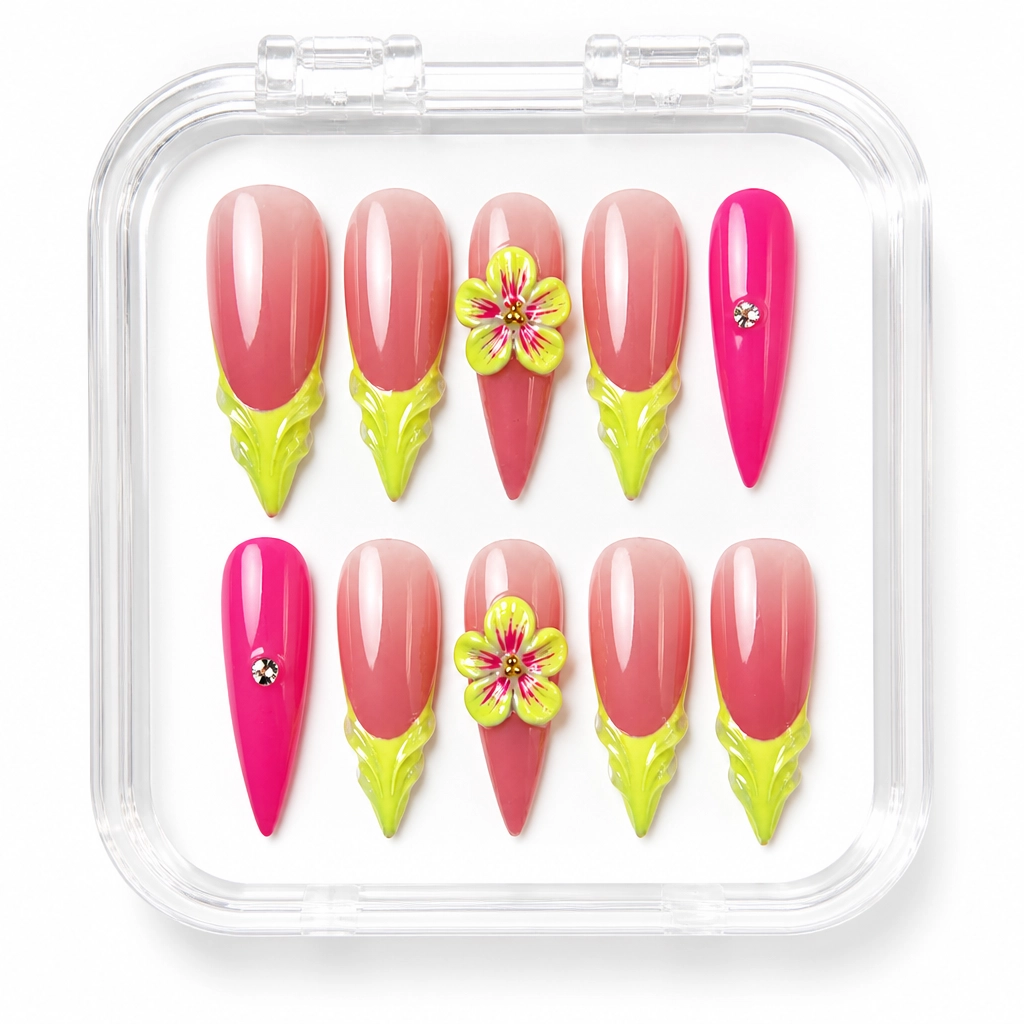 Press-on Nails Wholesale $9.90 Botanical Velvet by Yabe Vietnam