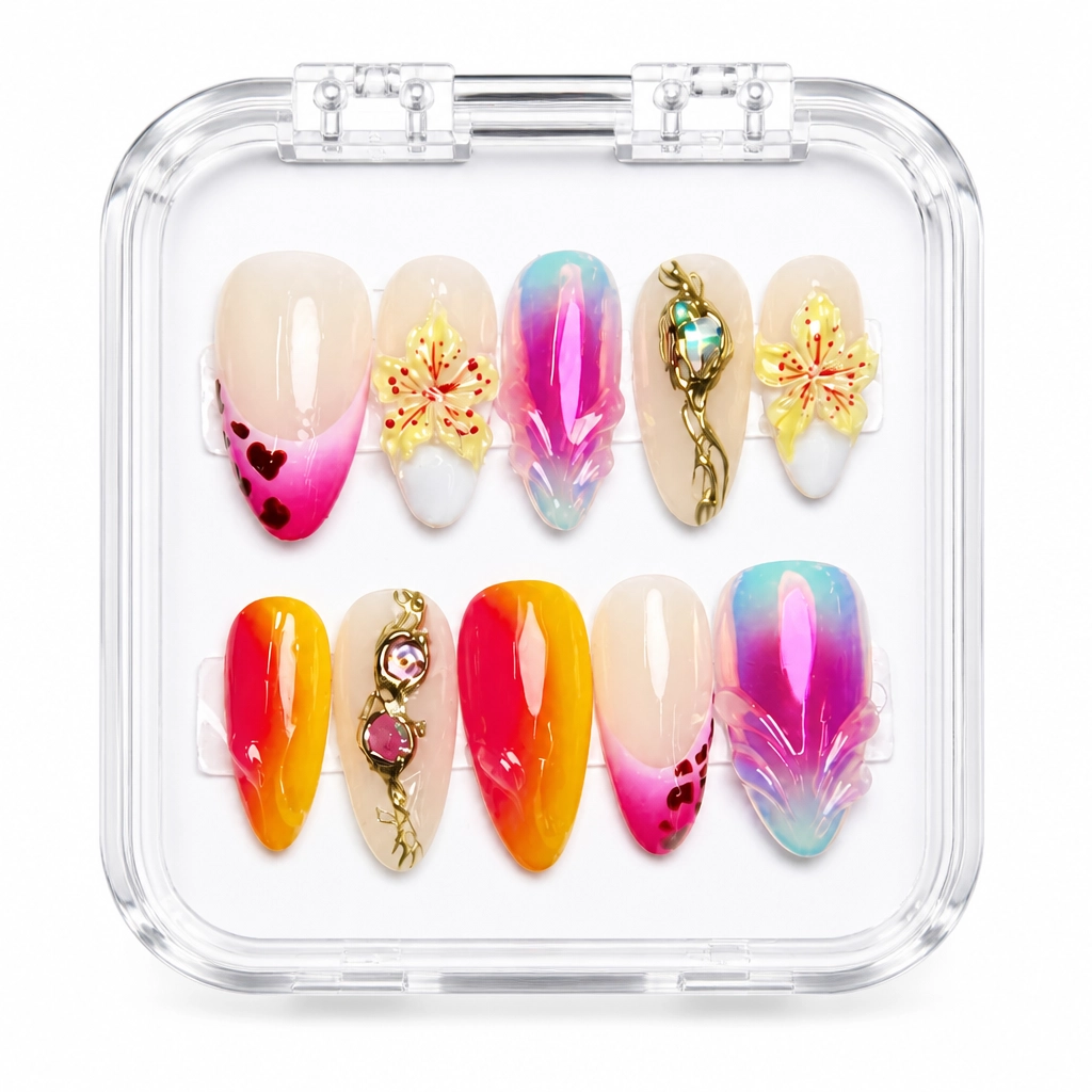 Press-on Nails Wholesale $9.90 Feather Luxe by Yabe Vietnam