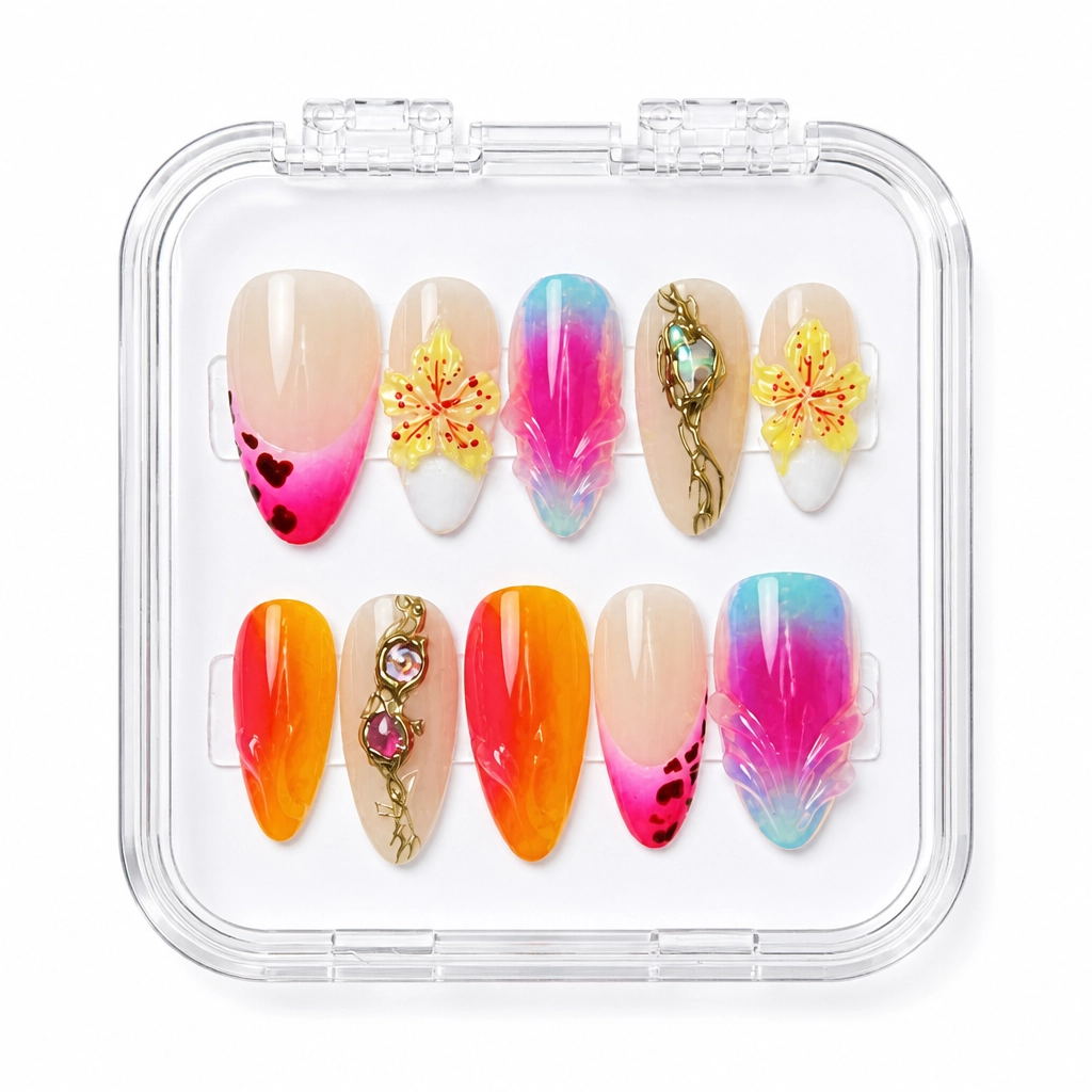 Press-on Nails Wholesale $9.90 Sunset Luxe by Yabe Vietnam
