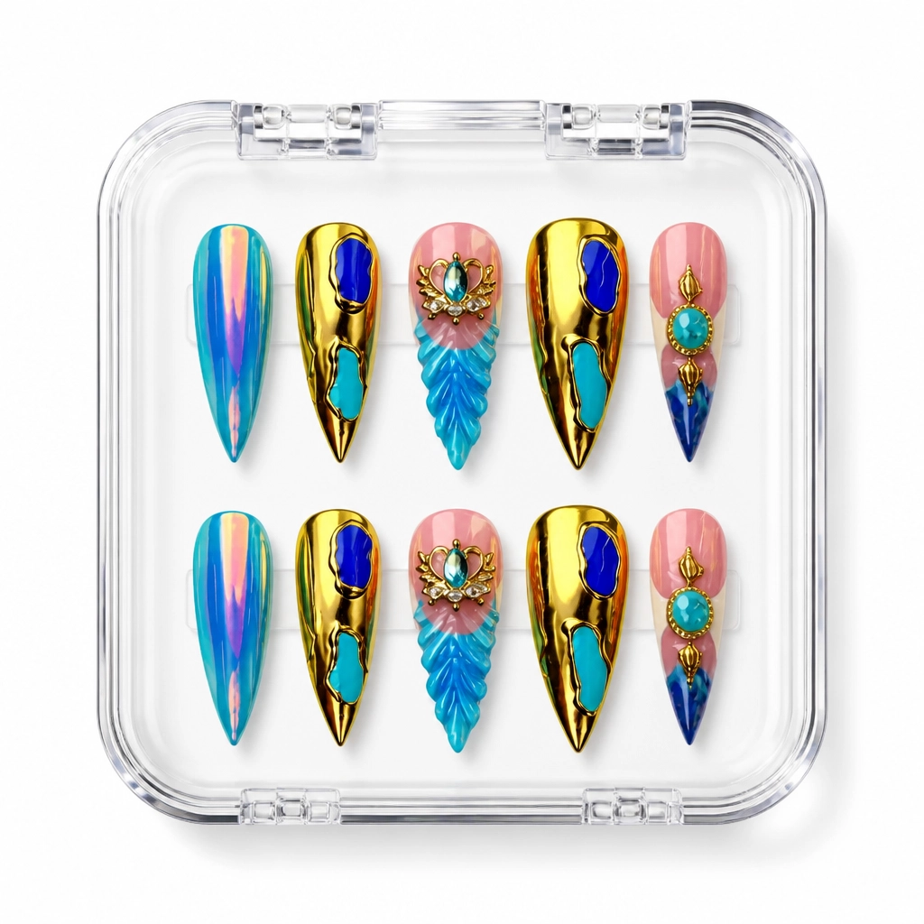 Press-on Nails Wholesale $9.90 Celestial Crown by Yabe Vietnam