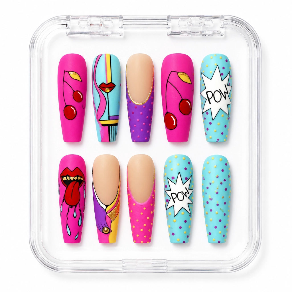 Press-on Nails Wholesale $9.90 Geometric Glam by Yabe Vietnam