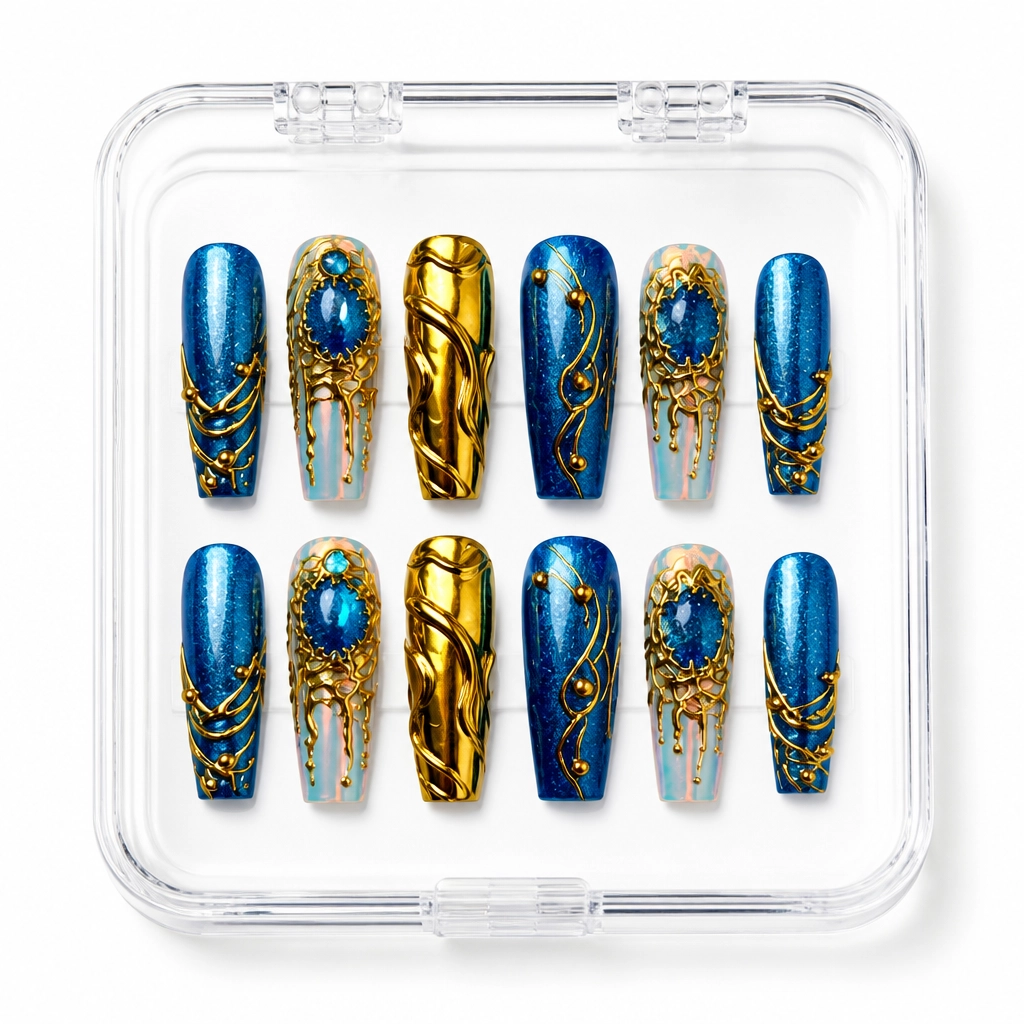 Press-on Nails Wholesale $9.90 Celestial Luxe by Yabe Vietnam