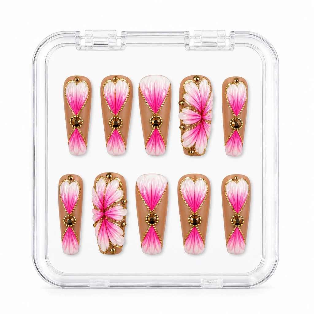 Press-on Nails Wholesale $9.90 Butterfly Bliss by Yabe Vietnam